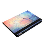 Sewing Litchi Texture Smart Leather Tablet Case