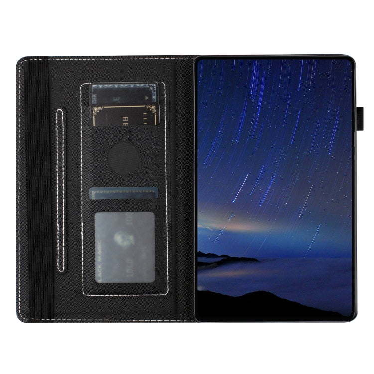 Sewing Litchi Texture Smart Leather Tablet Case
