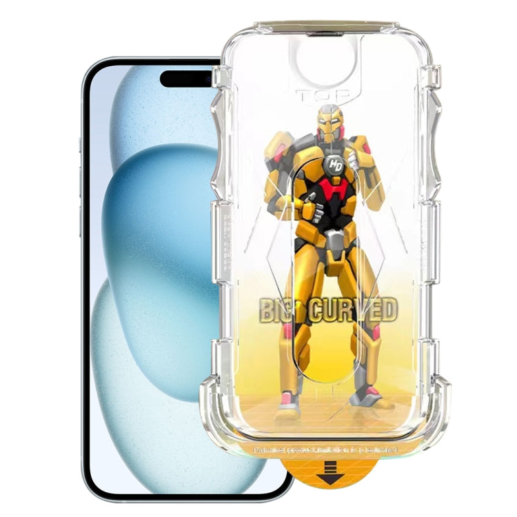 Easy Install Dust-proof Armor Tempered Glass Film — For iPhone 14 Pro