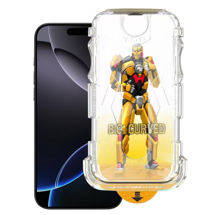 Easy Install Dust-proof Armor Tempered Glass Film — For iPhone 15 Pro Max