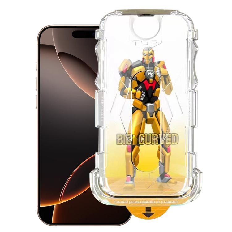 Easy Install Dust-proof Armor Tempered Glass Film — For iPhone 15