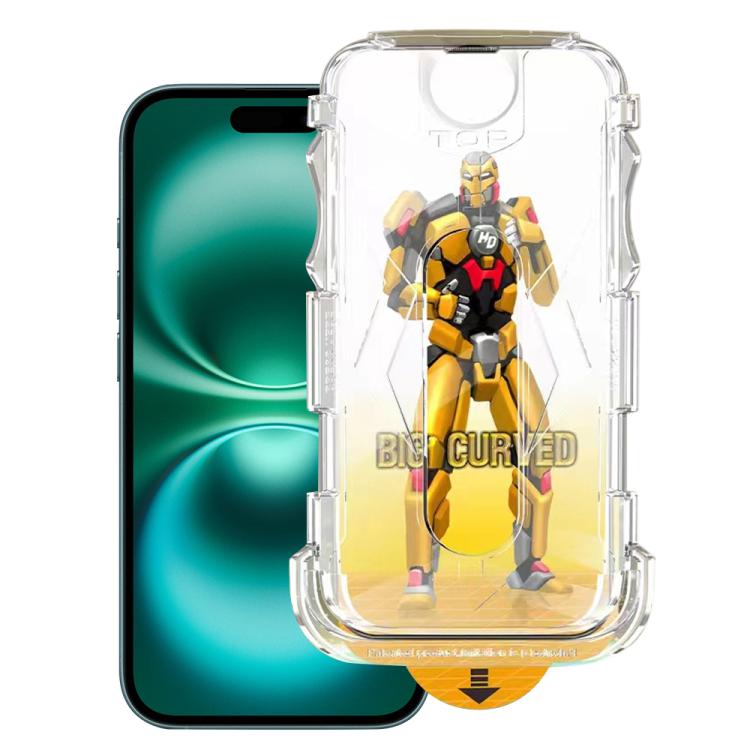 Easy Install Dust-proof Armor Tempered Glass Film — For iPhone 15 Pro
