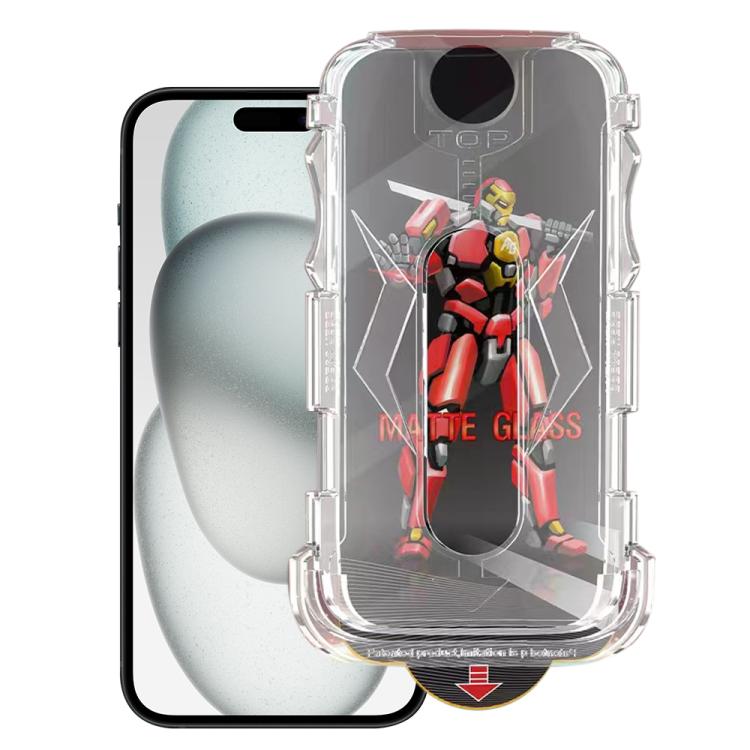 Easy Install Matte Armor Tempered Glass Film — For iPhone 14 Pro