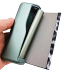 PU Leather Electronic Cigarette Protective Case — Snake Pattern Grey White