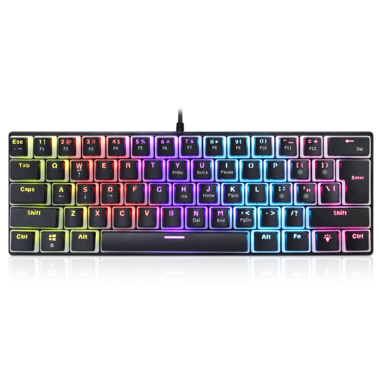 HXSJ L700 Wired RGB Mechanical Keyboard 61 Pudding Key Caps