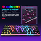 HXSJ L700 Wired RGB Mechanical Keyboard 61 Pudding Key Caps
