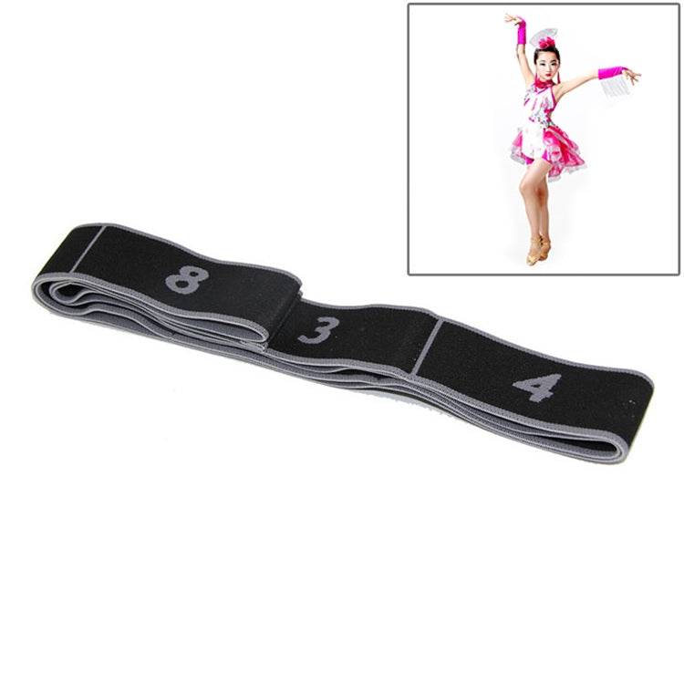 Children 8 Lattice Yoga Stretch Band Dance Elastic Band Resistance Band — Rose Red