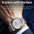 OLEVS 2892 Men Multifunctional Business Waterproof Quartz Watch — view 9