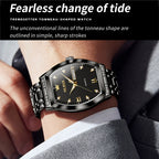 OLEVS 5528 Men Business Dual Calendar Wine Barrel Waterproof Quartz Watch — view 7