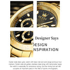OLEVS 6638 Men Multifunctional Luminous Waterproof Mechanical Watch — view 4