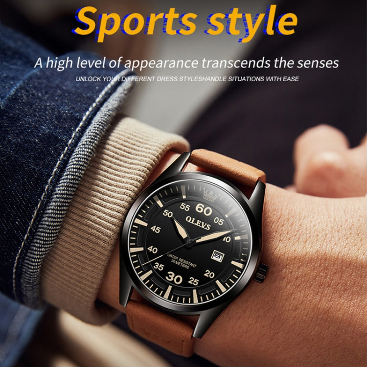 OLEVS 9962 Men Multifunctional Waterproof Quartz Watch — view 6