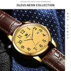 OLEVS 5566 Men Simple Single Calendar Waterproof Quartz Watch — view 8