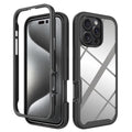 Starry Sky Solid Color Shockproof TPU Clear PC Phone Case