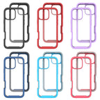 Starry Sky Solid Color Shockproof TPU Clear PC Phone Case