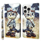 3D Painted Leather Phone Case