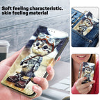 3D Painted Leather Phone Case