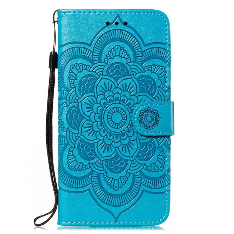 Mandala Embossing Pattern Horizontal Flip Leather Phone Case — For iPhone 16 Pro Max