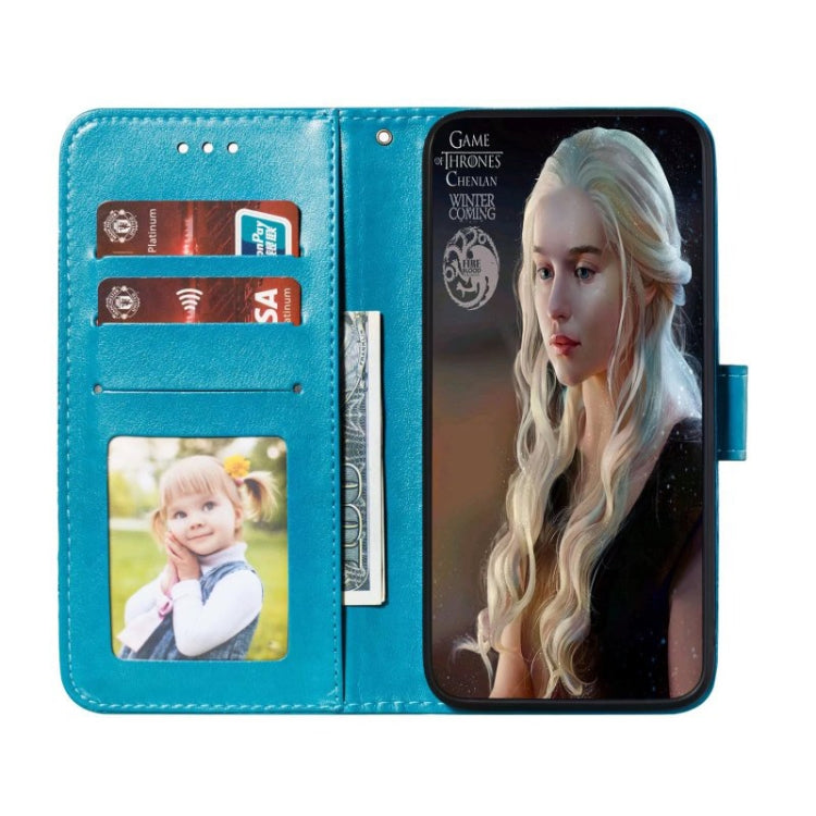 Mandala Embossing Pattern Horizontal Flip Leather Phone Case — For iPhone 16 Plus