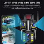 DF-3HBJ 8MP HD IP66 Waterproof Outdoor WiFi IP Camera Support Dual Light Night Vision
