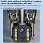 DF-3HBJ 8MP HD IP66 Waterproof Outdoor WiFi IP Camera Support Dual Light Night Vision