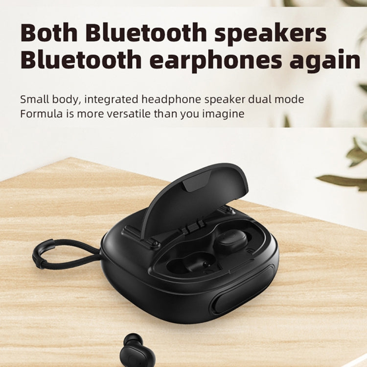 T&G TG-813 2 in 1 TWS Bluetooth Speaker Earphone with Charging Box — view 3