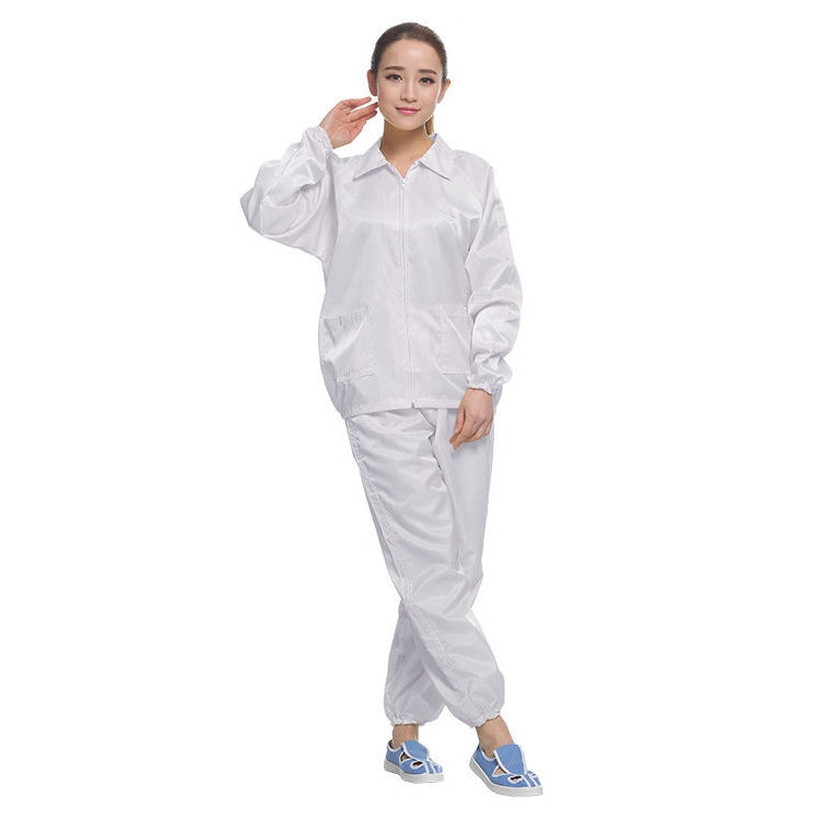 Anti Static Split Lapel Dustless Clothing Food Protection Stripe Clean Clothes — view 37