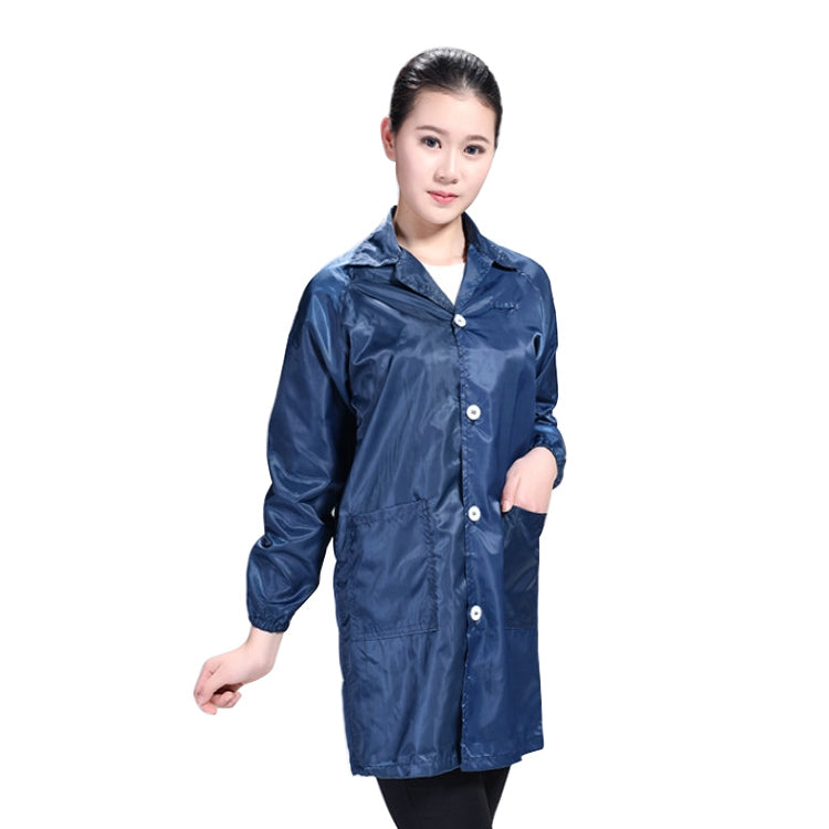 Electronic Factory Anti Static Blue Dust-free Clothing Stripe Dust-proof Clothing — view 17