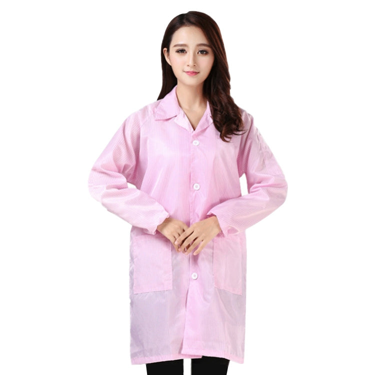 Electronic Factory Anti Static Blue Dust-free Clothing Stripe Dust-proof Clothing — view 25