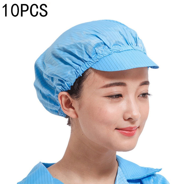 10 PCS Anti-static Dust-free Workshop Duck Tongue Working Cap With Skylight — view 9