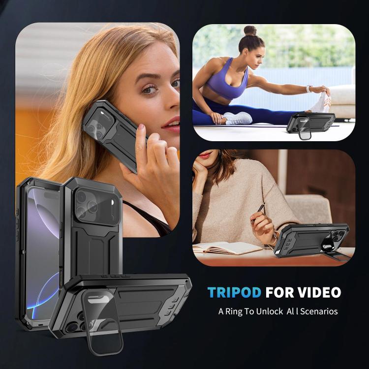 R-JUST Sliding Camera IP54 Life Waterproof Holder Phone Case