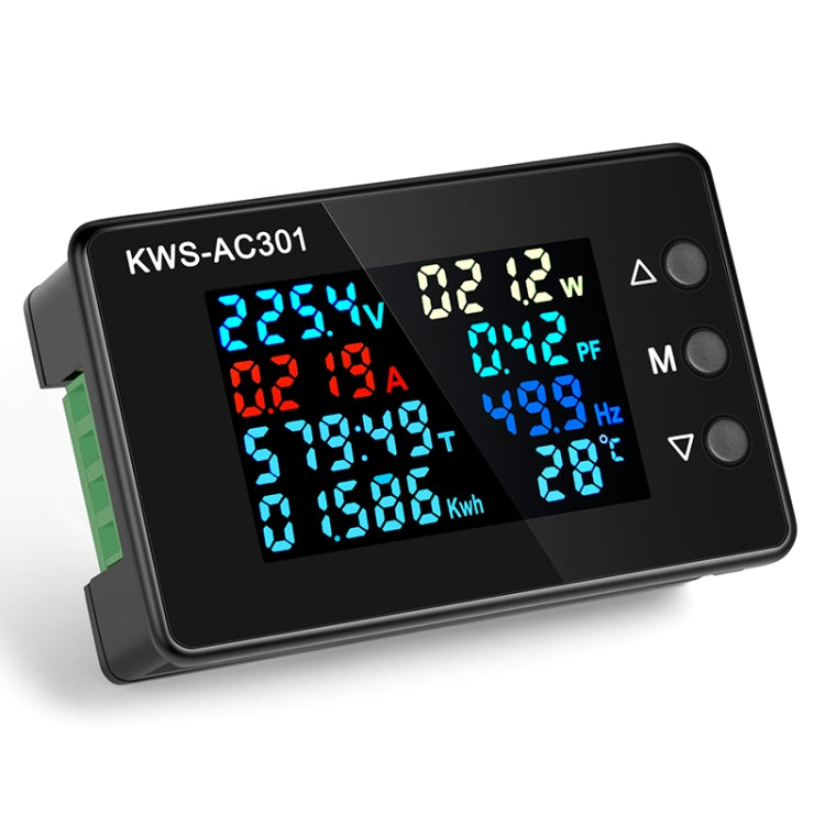 KWS-AC301L-20A 50-300V AC Digital Current Voltmeter with 485 Communication