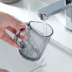 Plastic Transparent Acrylic Teeth Brushing Mouthwash Cup — 1pc