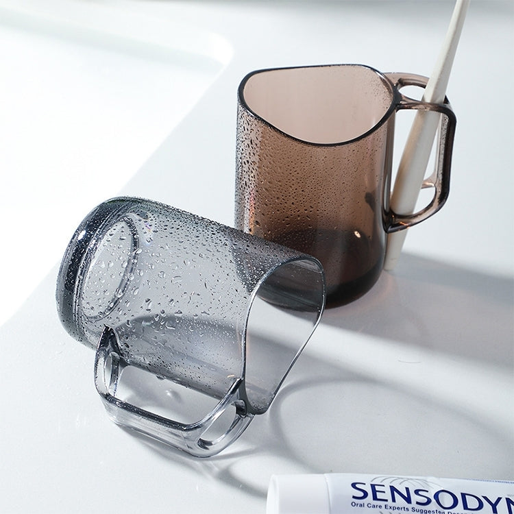 Plastic Transparent Acrylic Teeth Brushing Mouthwash Cup — view 3