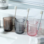Plastic Transparent Acrylic Teeth Brushing Mouthwash Cup — view 4