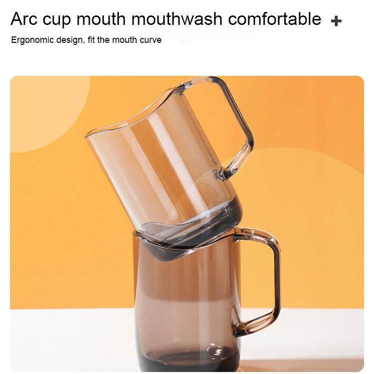 Plastic Transparent Acrylic Teeth Brushing Mouthwash Cup — view 5