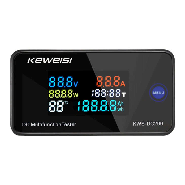 KWS-DC200-10A 8-120V DC Digital Display Voltage Current Watch Built in Shunt