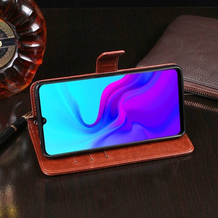 idewei Crazy Horse Texture Horizontal Flip Leather Case with Holder & Card Slots & Wallet