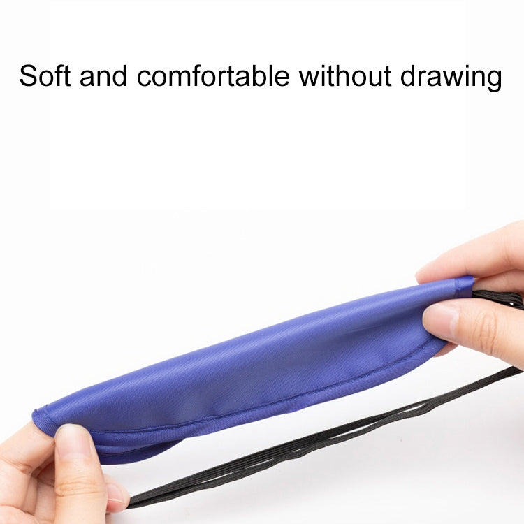 Breathable Polyester Solid Color Eye Protection Mask — view 2