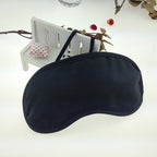 Breathable Polyester Solid Color Eye Protection Mask — view 4