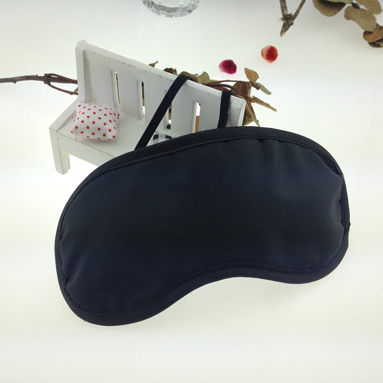 Breathable Polyester Solid Color Eye Protection Mask — view 4