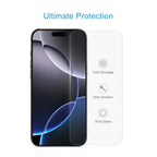 0.26mm 9H 2.5D Tempered Glass Film — For iPhone 16 Plus