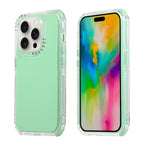Dreamland 3 in 1 Solid Color Transparent Frame PC + TPU Phone Case