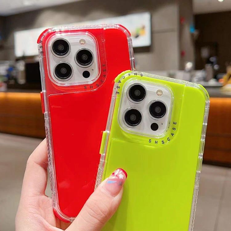 Dreamland 3 in 1 Solid Color Transparent Frame PC + TPU Phone Case