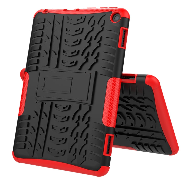 Tire Texture Shockproof TPU+PC Protective Case with Holder, For LG Velvet, For Motorola Moto G8 / Moto G Fast, For LG K31, For Xiaomi Redmi Note 9, For Huawei P40 Lite 5G