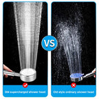 304 Stainless Steel Handheld Booster Shower — view 3