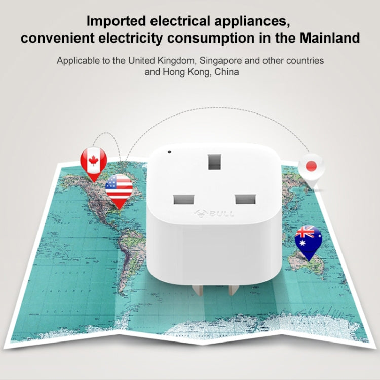 BULL UK Plug to CN Plug Socket Power Adapter — view 3