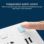 Home Office Multifunctional USB Wireless Plug Converter Plug Board, with Night Light — view 4