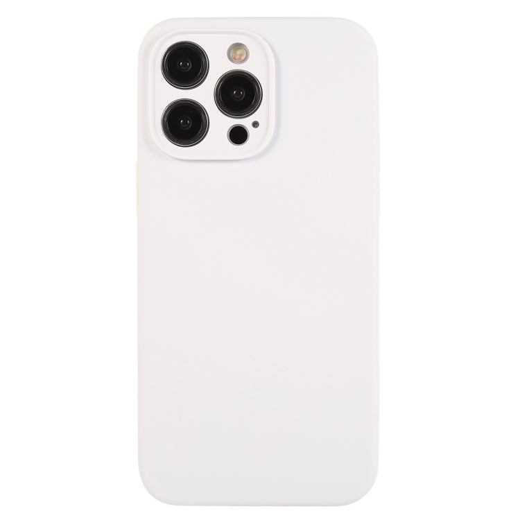 Pure Color Liquid Silicone Fine Pore Phone Case
