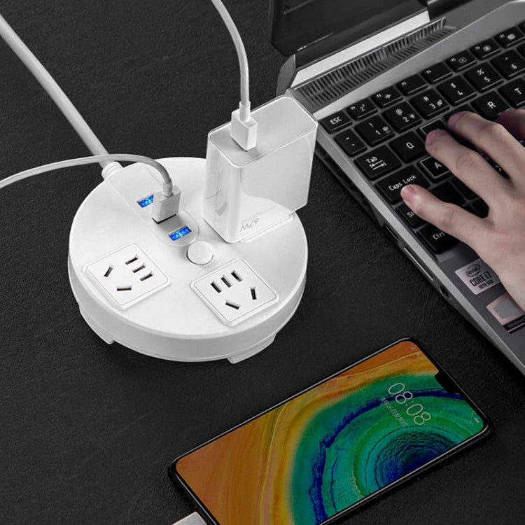 Desktop Multi-functional Socket with Cable and USB Interface — view 5