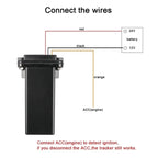 9V-30V 3Pin GPS Positioning Tracker Mini Waterproof Vehicle Tracking System